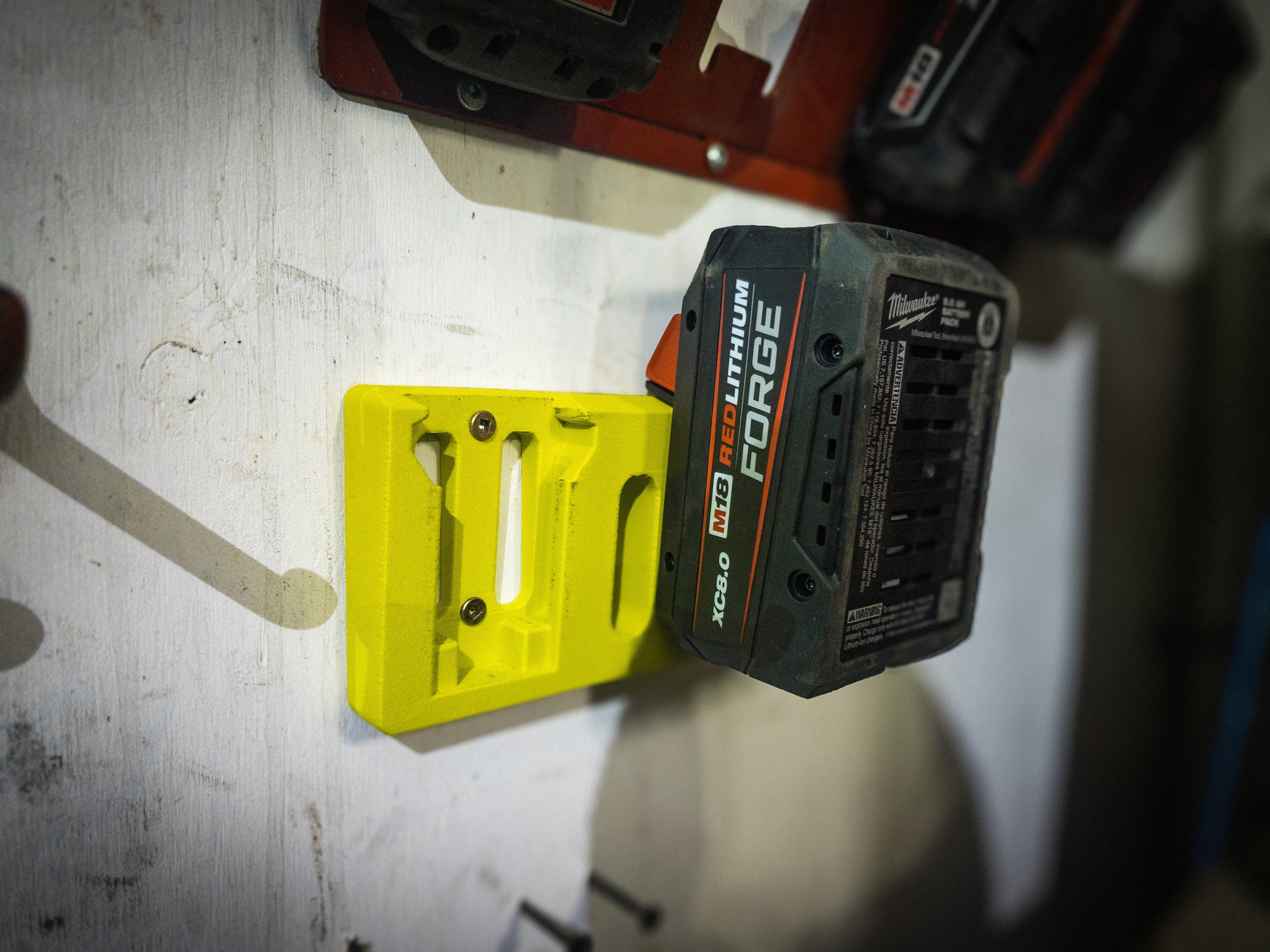 3D Printed Power Tool Battery Holder